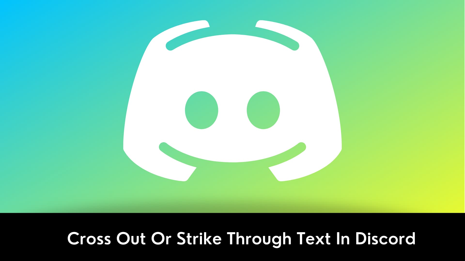 Cross Out Or Strike Through Text In Discord