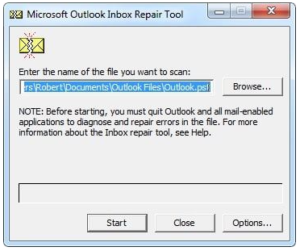Repair MS Outlook PST Files by Using Outlook Inbox Repair Tool
