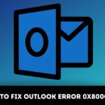 How to Fix Outlook Error 0x800ccc1a?