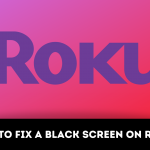 How to fix roku tv black screen