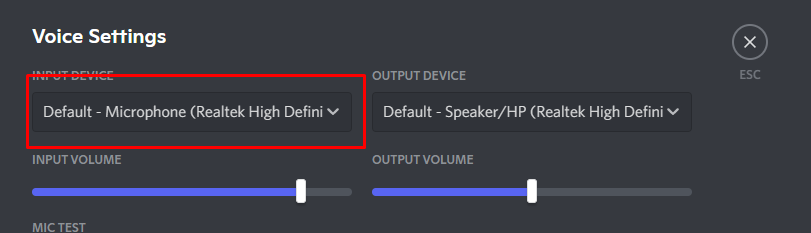 how to increase mic volume on discord mobile