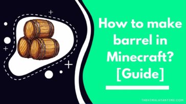 how to make barrel in minecraft