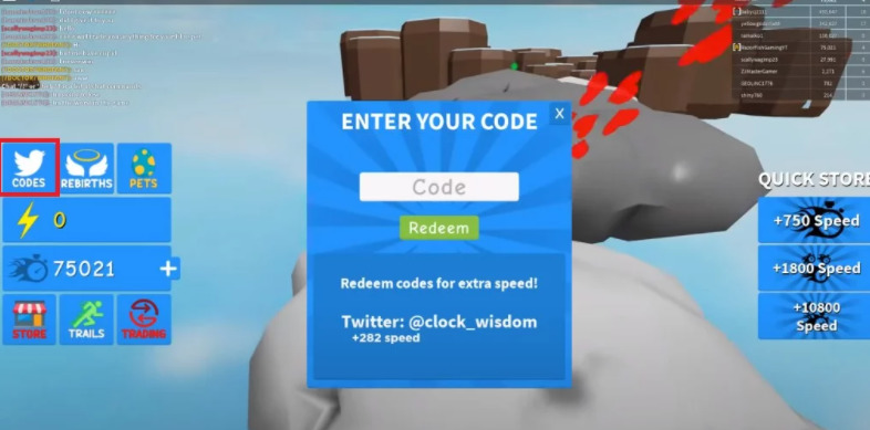 Redeem Code,Redeem Roblox Dashing Simulator Codes