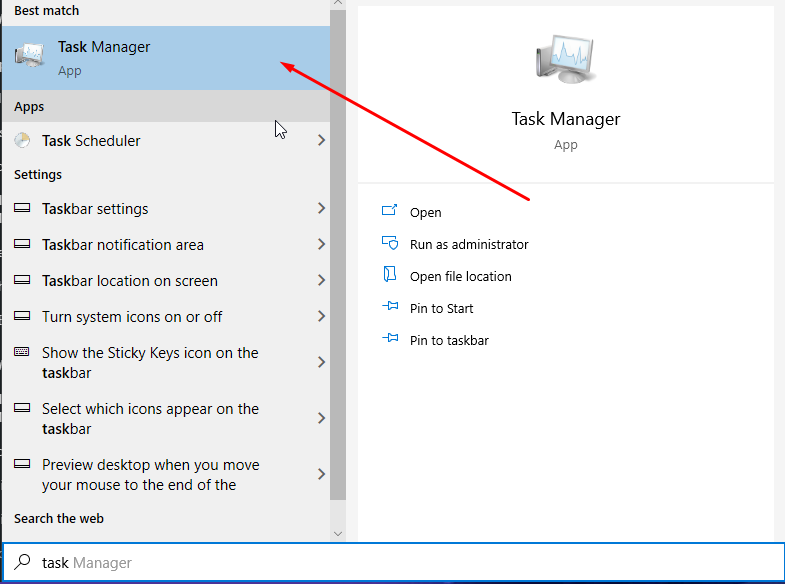 find task manager to fix discord 502 bad gateway 