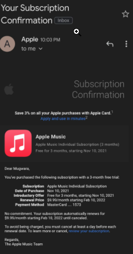 getting apple music for free