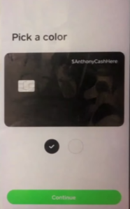 cash app card colour