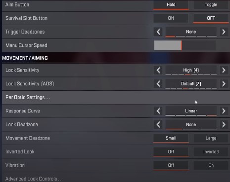TSM ImperialHal controller settings